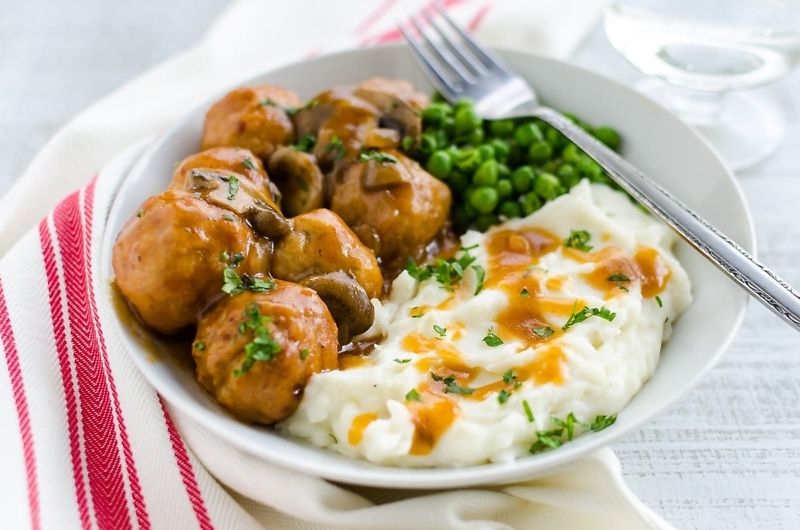 Easy Salisbury Steak Meatballs